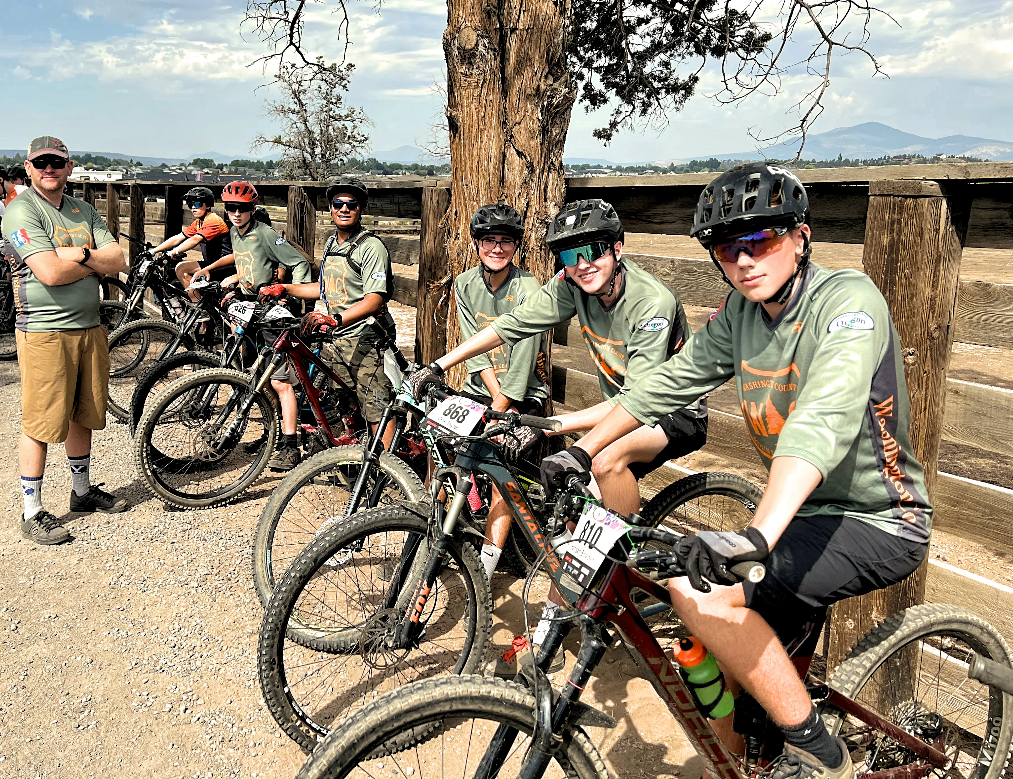 The Team is lined up in Prineville